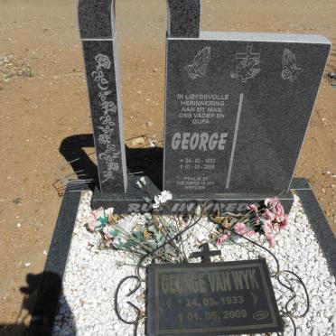 WYK George, van 1933-2009