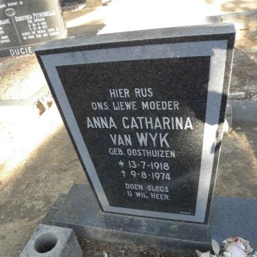 WYK Anna Catharina, van nee OOSTHUIZEN 1918-1974