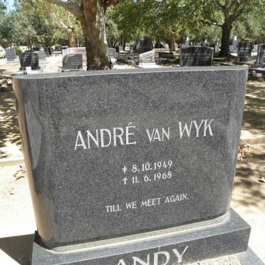 WYK André, van 1949-1968