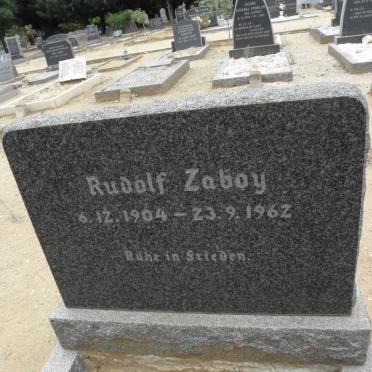 ZABOY Rudolf 1904-1962