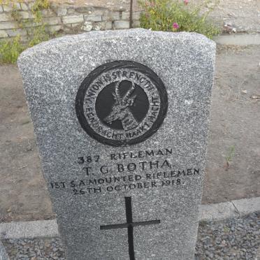 BOTHA T.G. -1918