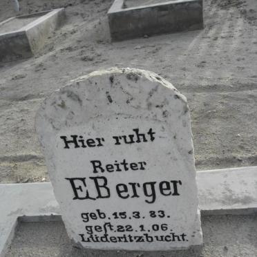 BERGER E. 1883-1906