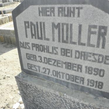 MOLLER Paul 1890-1918