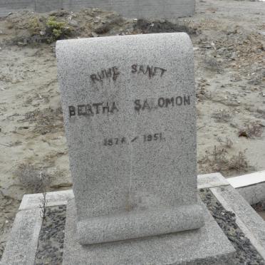 SALOMON Bertha 1878-1951