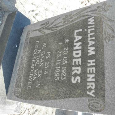 LANDERS William Henry 1923-1995