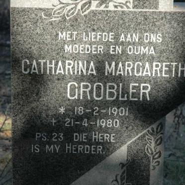 GROBLER Catharina Margaretha 1901-1980