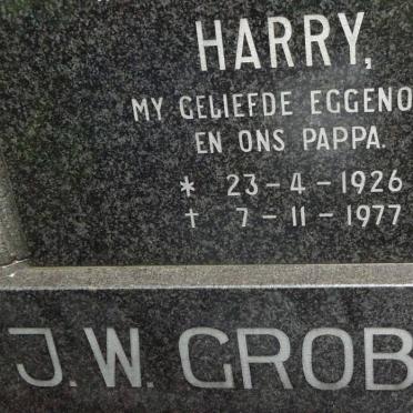 GROBLER H.J.W. 1926-1977