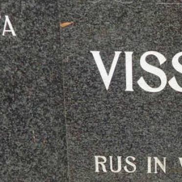 VISSER Hendrik Jacobus 1881-1932 &amp; Helena Aletta STRUWIG 1892-1966