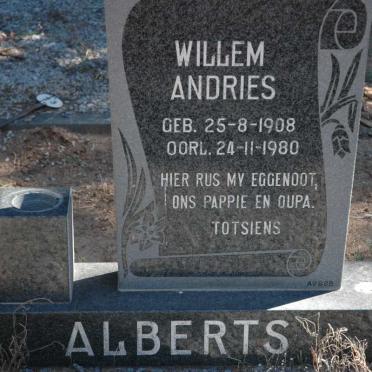 ALBERTS Willem Andries 1908-1980