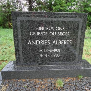 ALBERTS Andries 1921-1983