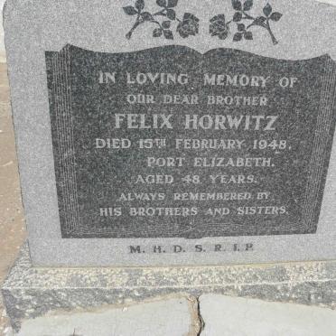 HORWITZ Felix - 1948