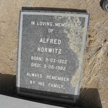 HORWITZ Alfred 1902-1982