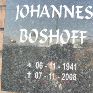 BOSHOFF Johannes 1941-2008
