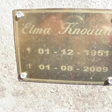 KNOUWDS Elma 1951-2009