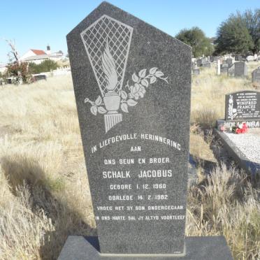 BURGER Schalk Jacobus 1960-1982