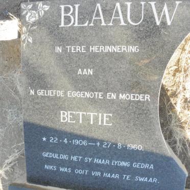 BLAAUW Bettie 1906-1960