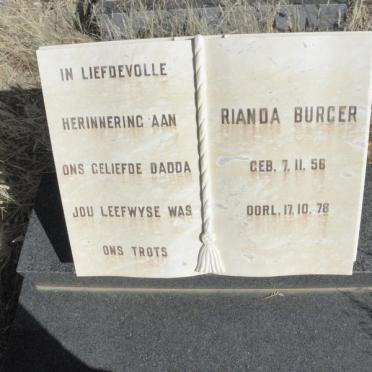 BURGER Riana 1956-1978