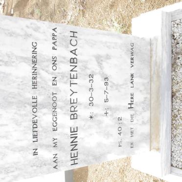 BREYTENBACH Hennie 1932-1993