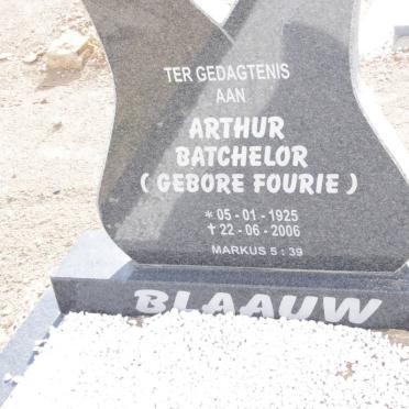 BLAAUW Arthur Batchelor nee FOURIE 1925-2006