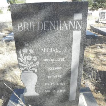 BRIEDENHANN Michael J. 1925-1968