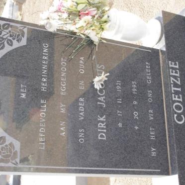 COETZEE Dirk Jacobus 1921-1995