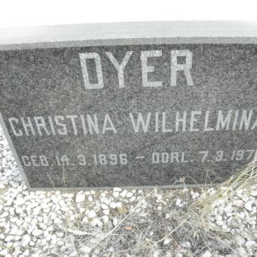 DYER Christina Wilhelmina 1896-1970