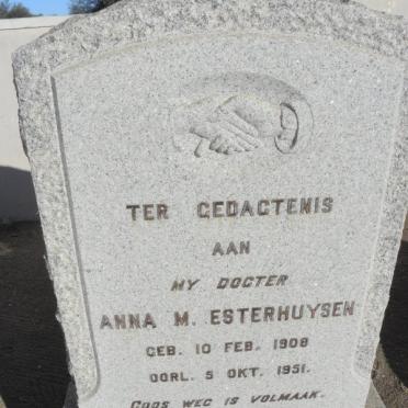 ESTERHUYSEN Anna M. 1908-1951