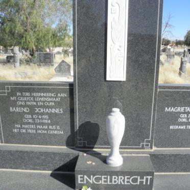 ENGELBRECHT Barend Johannes 1915-1984 &amp; Magrieta Petronella 1918-1996