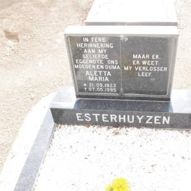 ESTERHUYZEN Aletta Maria 1923-1995