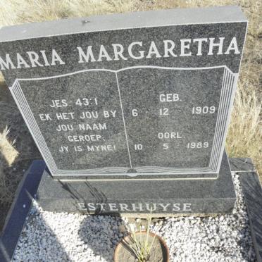 ESTERHUYSE Maria Margaretha 1909-1989