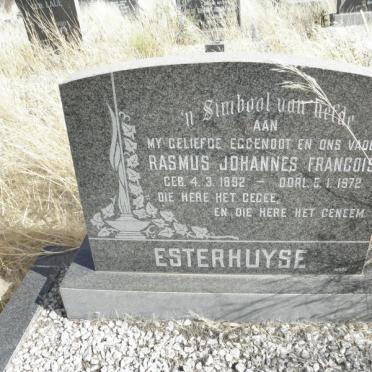 ESTERHUYSE Rasmus Johannes Francois 1892-1972