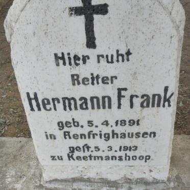FRANK Hermann 1891-1913