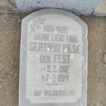 HILSE Gertrud nee FEST 1907-1934