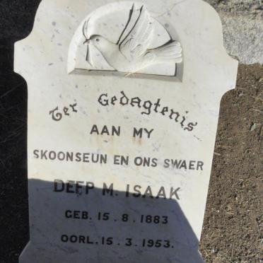 ISAAK Defp M. 1883-1953