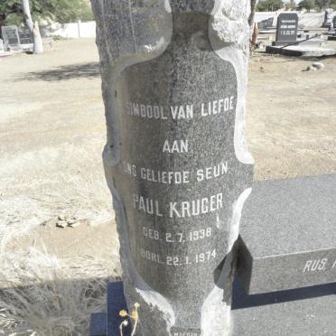 KRUGER Paul 1938-1974