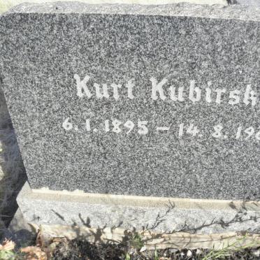 KUBIRSKE Kurt 1895-1963
