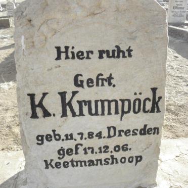 KRUMPOCK K. 1884-1906