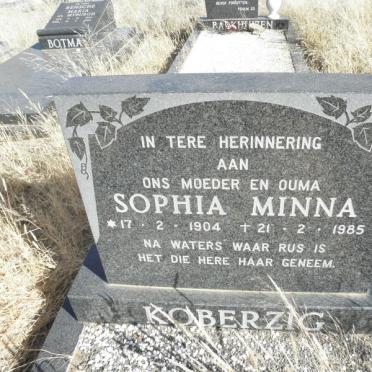 KOBERZIG Sophia Minna 1904-1985