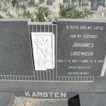 KARSTEN Johannes Lodewicus 1912-1978