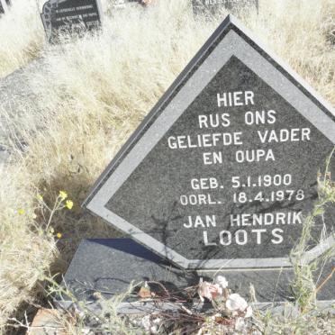 LOOTS Jan Hendrik 1900-1978