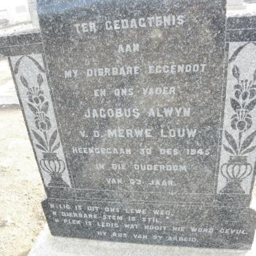 LOUW Jacobus Alwyn v.d. Merwe -1945