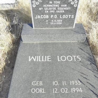 LOOTS Jacob P.D. 1889-1956 :: LOOTS Willie 1933-1994