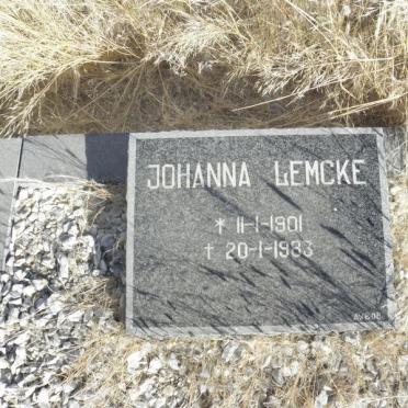 LEMCKE Johanna 1901-1983
