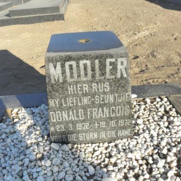 MODLER Donald Francois 1972-1972