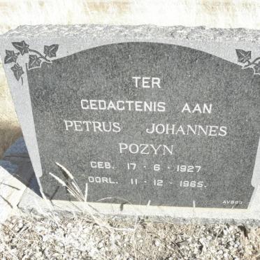 POZYN Petrus Johannes 1927-1965