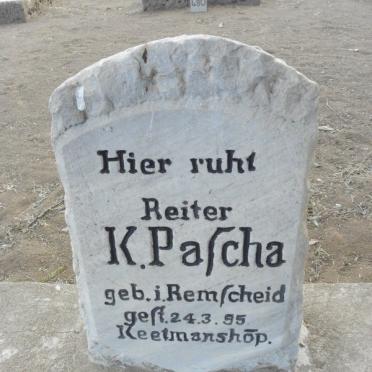 PASCHA K. -1895