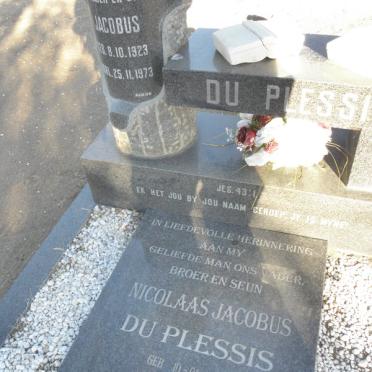 PLESSIS Nicolaas Jacobus, du 1954-2001