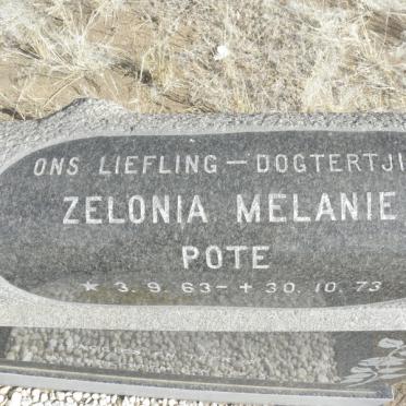 POTE Zelonia Melanie 1963-1973