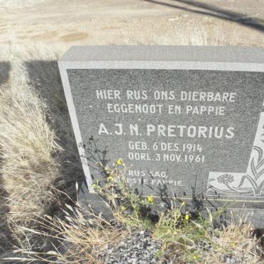 PRETORIUS A.J.N. 1914-1961