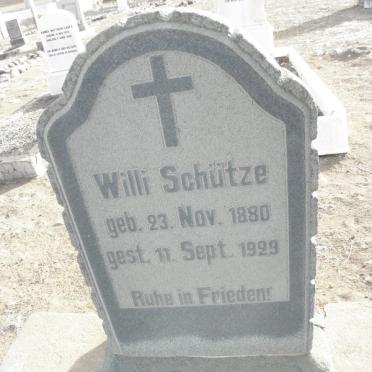 SCHUTZE Willi 1880-1929